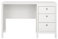 Madrid White 3 Drawer Desk