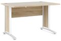 Prima Oak Effect and White 120cm Desk
