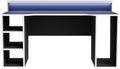 Tezaur Black LED Light Gaming Desk