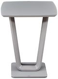 Lazzaro Bar Table - Light Grey Matt