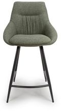Boden Counter Chair - Set of 2 - Green Fabric