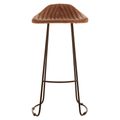 Buffalo Barstool - Set of 2 - Light Brown - Leather