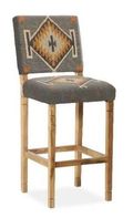 2 x Dewas Kilim Grey Barstool