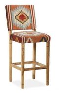 2 x Dewas Kilim Red Barstool