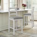Salcombe Bar Stool - Set of 2 - Grey Oak