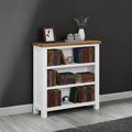 Lundy Bookcase - Low - White Painted