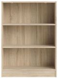 Basic Oak Effect Low Bookcase