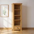 Janelle Bookcase - Narrow - Rustic Oak
