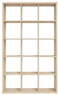 Mauro Sonoma Oak Effect 15 Open Shelving Unit