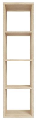 Mauro Sonoma Oak Effect 4 Open Shelving Unit