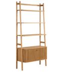 Soho Oak 2 Door Slatted Bookcase