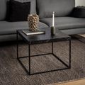 Barossa Black Marble Effect Square Coffee Table