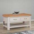 Clarion Oak and Grey 2 Drawer Coffee Table
