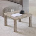 Solano Grey Marble Effect Square Coffee Table