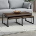 Brooklyn Nest of Coffee Tables - Dark Oak