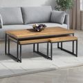 Brooklyn Nest of Coffee Tables - Oak