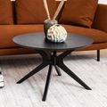 Duncan Coffee Table - Round - Black