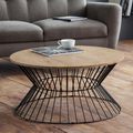 Jersey Coffee Table? 79cm - Round - Oak