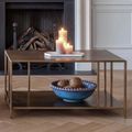 Brooks Coffee Table - Brushed Champagne