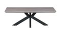 Manhattan Coffee Table - Grey - 120cm - Black Spider Legs Base
