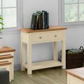 Lundy Console Table - 2 Drawer - Ivory Painted