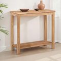 Coxmoor Console Table with Shelf - 90cm - Oak