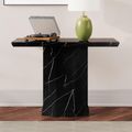 Naples Console Table - Black Marble