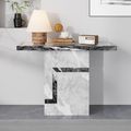 Venice Console Table - Armani Grey Engineered Marble