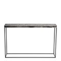 Akola Console Table - Glass and Silver