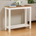 Coxmoor Console Table with Shelf - Ivory