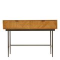 Jakara Console Table - 2 Drawer - Natural Wood