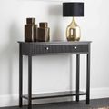 Lindon Console Table - 2 Drawer - Black