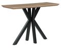 Manhattan Console Table - Oak - 120cm - Black Spider Legs Base