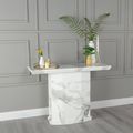 Naples White Marble Console Table