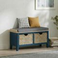 Marlow Storage Bench - Blue