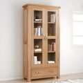 Clarion Oak 2 Door Display Cabinet