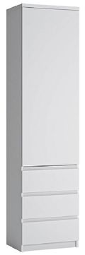 Fribo White 1 Door Narrow Cabinet