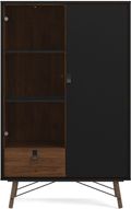 Ry Black 1 Door Hall Cabinet