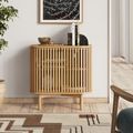 Soho Cupboard - 2 Door - Slatted - Oak