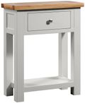 Lundy Grey Painted 1 Drawer Console Table