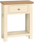 Lundy Ivory Painted 1 Drawer Console Table