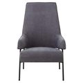 Henia Armchair - Ash Velvet Fabric