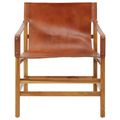 Kendari Armchair - Brown Leather