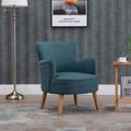 Keira Armchair - Teal Fabric