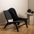 Carson Lounge Chair - Black Oak