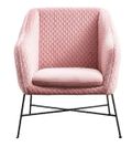 Cleo Accent Chair - Pink Fabric