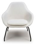 Moby Accent Chair - Ivory Fabric