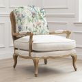Cirsium Florence Armchair - Oak and Damson - Printed