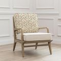 Fresia Idris Armchair - Linen - Printed