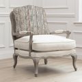Whimsical Florence Armchair - Tale Stone and Willow - Printed